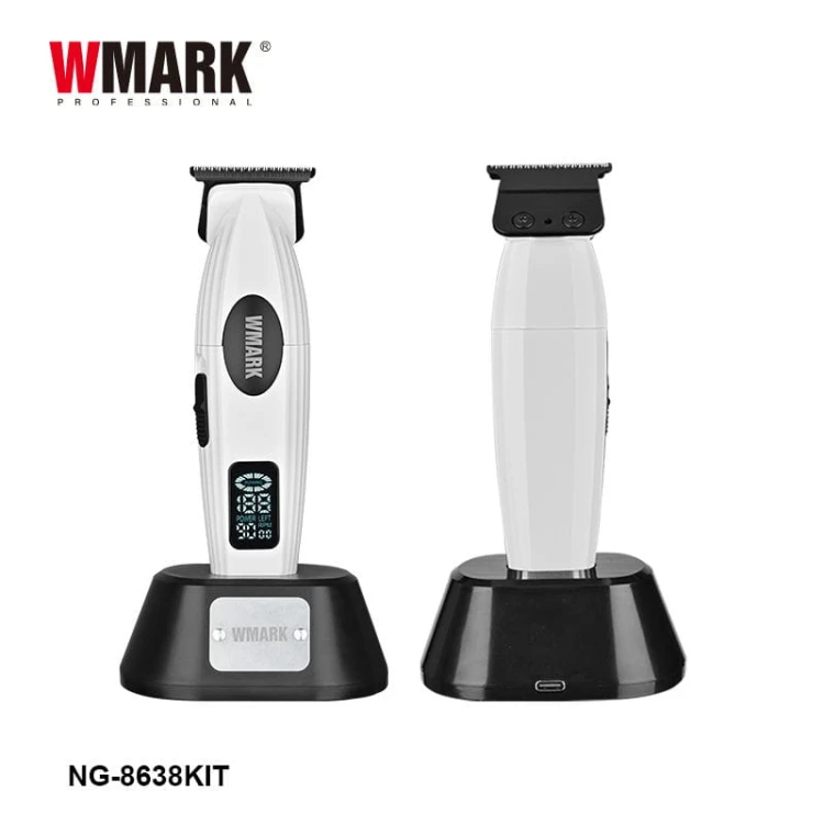 Zestaw Maszynka Trymer Shaver biały NG-8638 KIT 6
