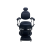 Fotel Barberski WMARK B63-CH051B Czarny 3