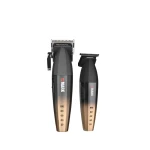 Zestaw Maszynka WMARK NG-2038 + Trymer WMARK NG-325 Czarno-Złoty