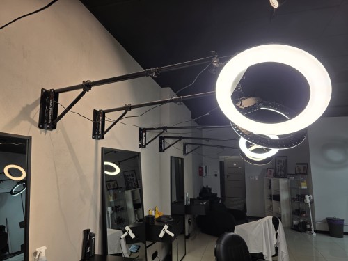 Oświetlenie Ring Light 21" 65W Statyw Ścienny 180 cm 1