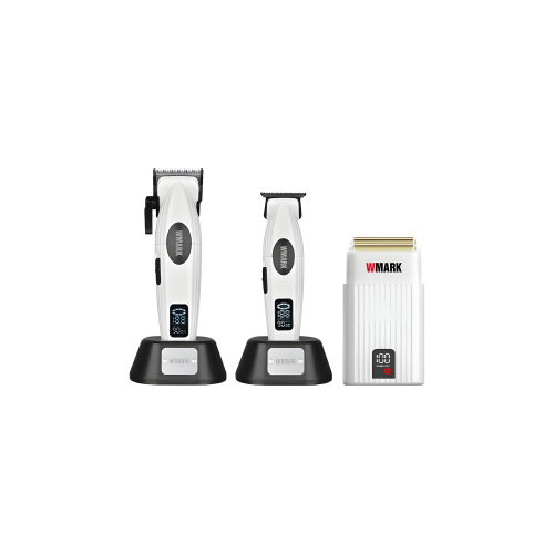 Zestaw Maszynka Trymer Shaver biały NG-8638 KIT miniatura