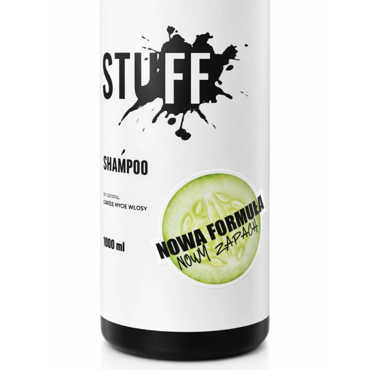 BIG NOTBAD Szampon (1000ml) - detal etykiety