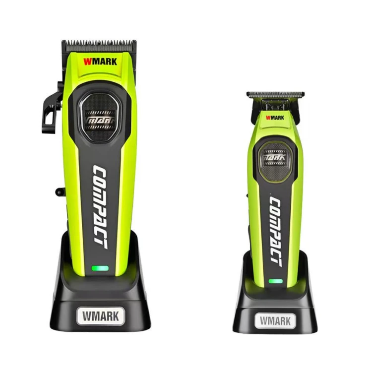 Zestaw Maszynka WMARK NG-V4 Trymer WMARK NG-VT4 Zielony miniatura