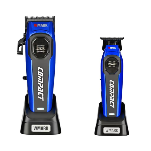 Zestaw Maszynka WMARK NG-V4 Trymer WMARK NG-VT4 Niebieski miniatura