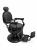 Fotel barberski B63-CH115 czarny