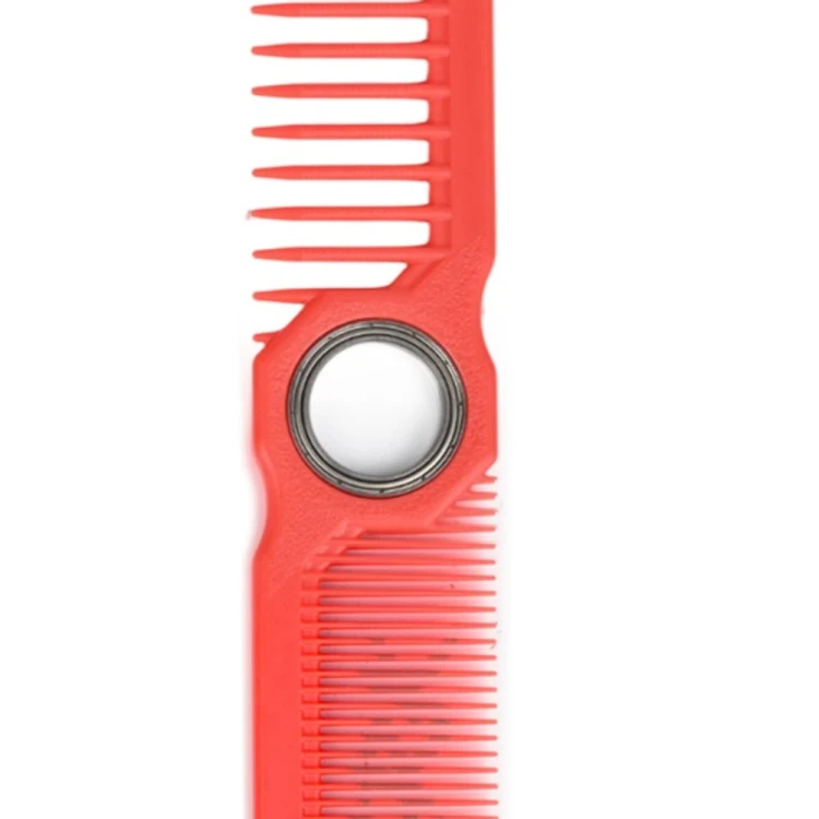 WMARK W-64 — obrotowy grzebień barberski — czerwony