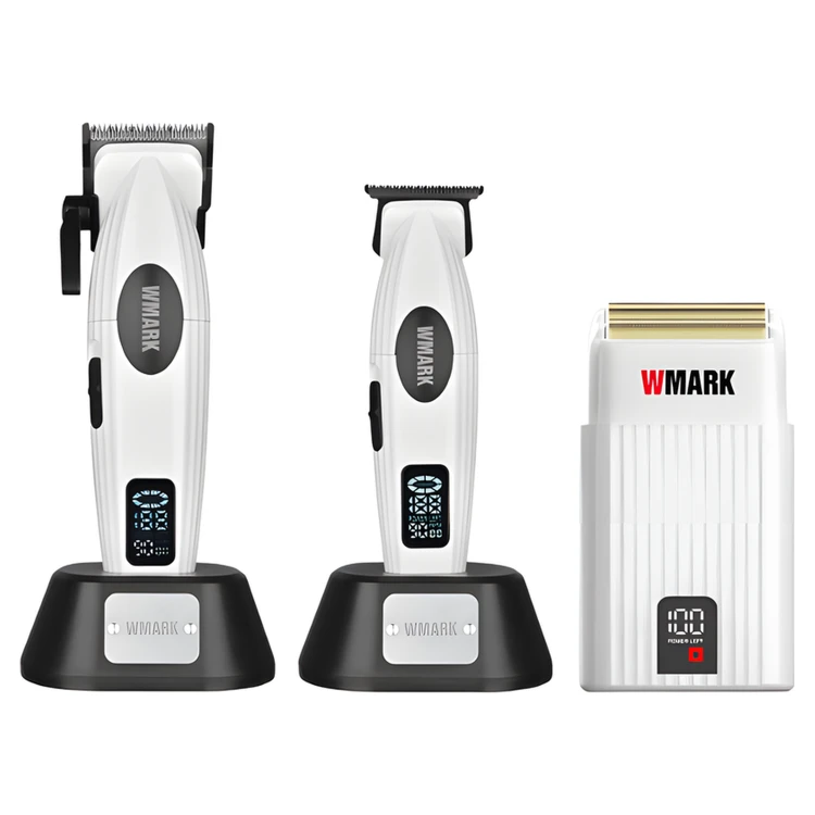 Zestaw Maszynka + Trymer + Shaver biały NG-8638 KIT