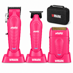 Zestaw barberski WMARK NG-1638 KIT Różowy