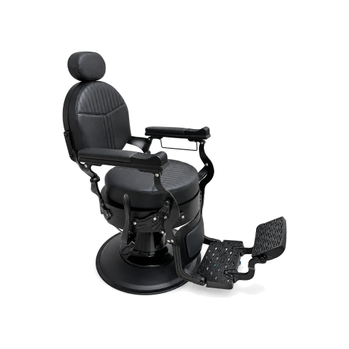 Fotel barberski B63-CH115 czarny