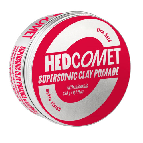 HEDCOMET Supersonic Clay Pomade Extra Large 180 g - pomada matowa