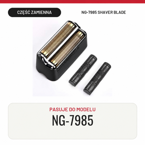 Folie i ostrza do shavera WMARK NG-7985 - Czarne