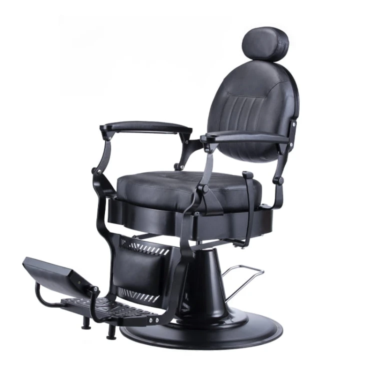 Fotel Barberski WMARK B63-CH051B Czarny 1